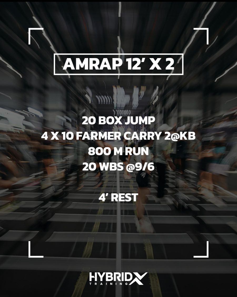 Half Rox Workout 10 WODS HYROX | HYBRIDX Training